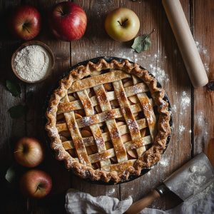 StockCake Apple pie preparation