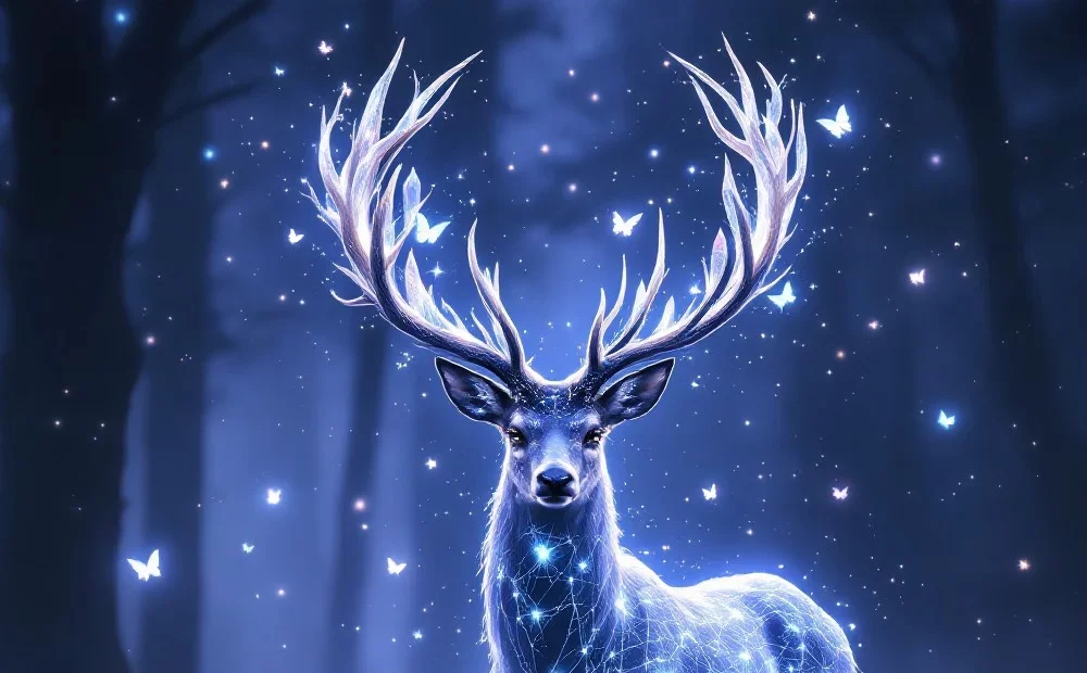 StockCake Celestial Forest Guardian