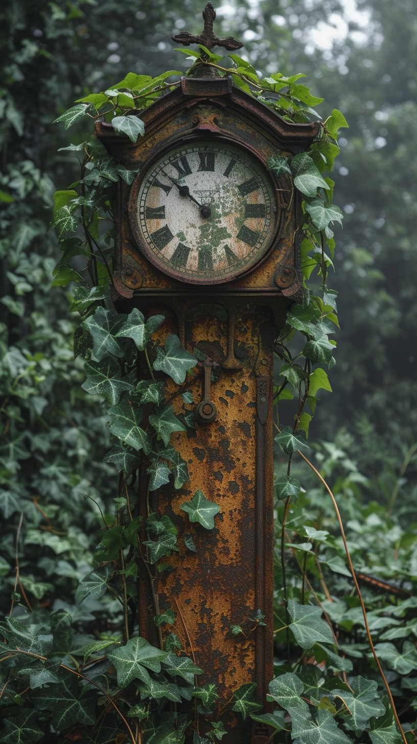 StockCake Ivy Covered Timepiece