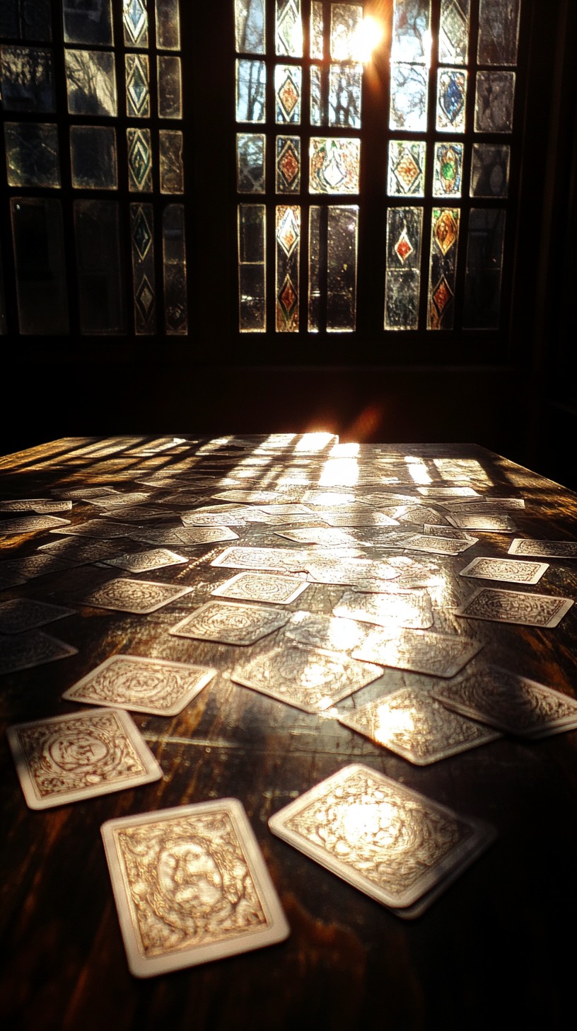 StockCake Sunlit Tarot Cards