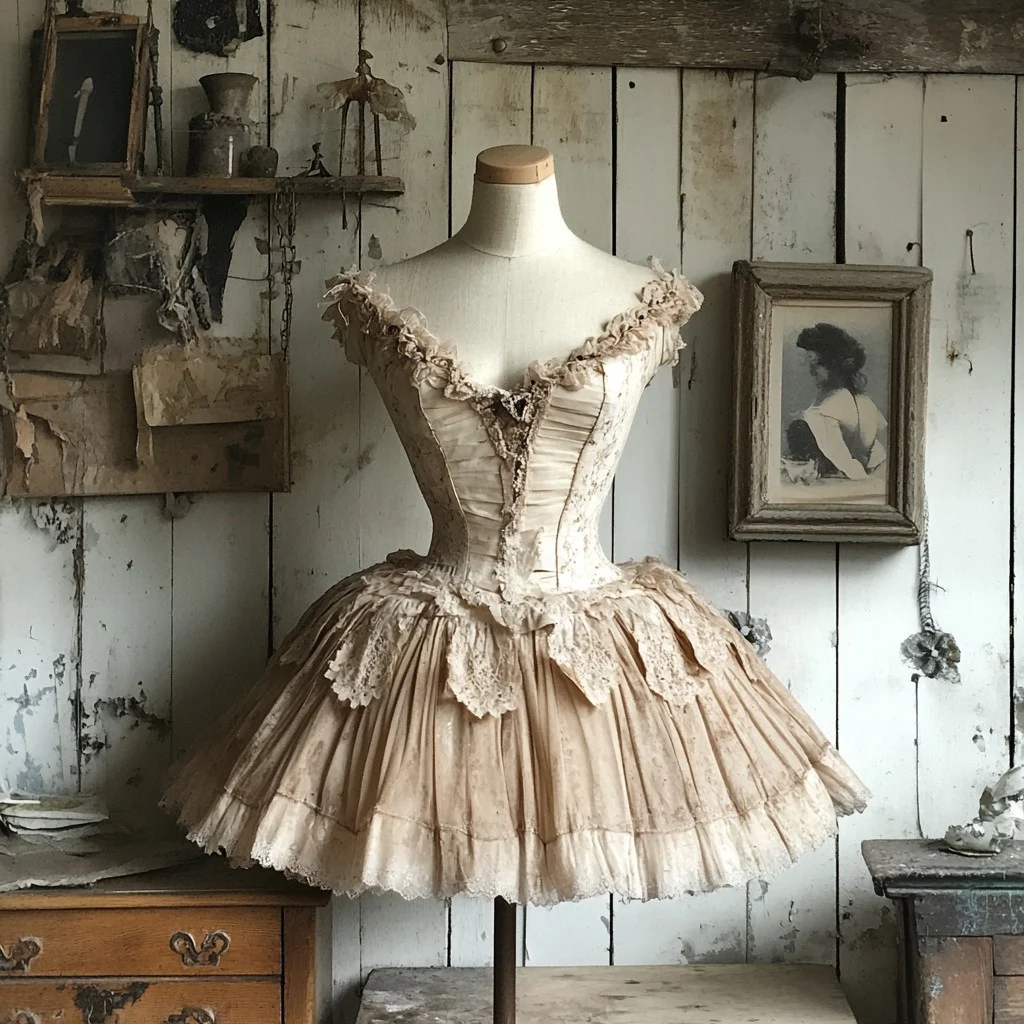 StockCake Vintage dress display