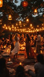 Stockcake lantern lit festival dancing 1740374164